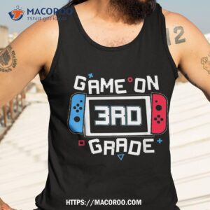 video game on 3rd gamer back to school boys kids shirt tank top 3