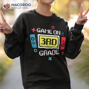 video game on 3rd grade cool kids team third back to school shirt sweatshirt 2