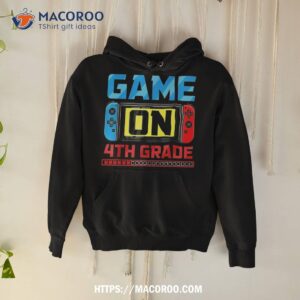 Video Game On 4th Grade Gamer Back To School First Day Boys Shirt