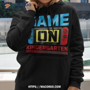 video game on kindergarten gamer back to school first day shirt hoodie 2