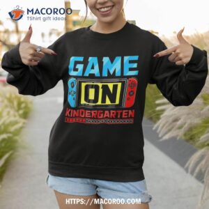 video game on kindergarten gamer back to school first day shirt sweatshirt 1