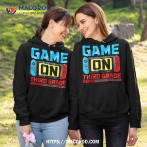 video game on third grade gamer back to school first day shirt hoodie 1