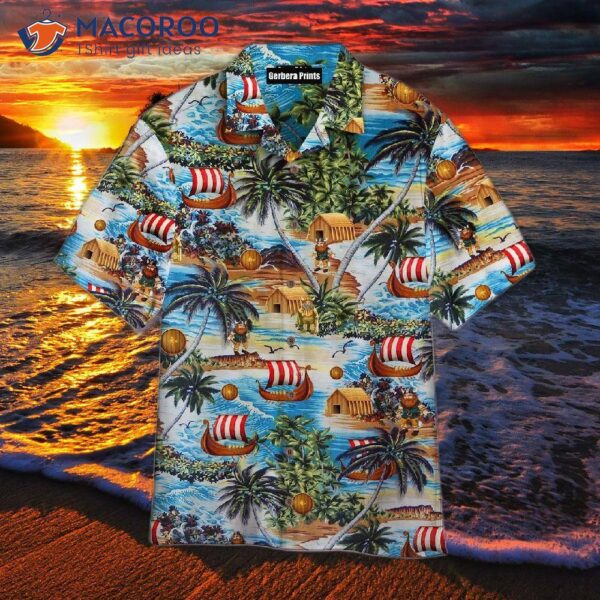 Viking-inspired Hawaiian Shirts