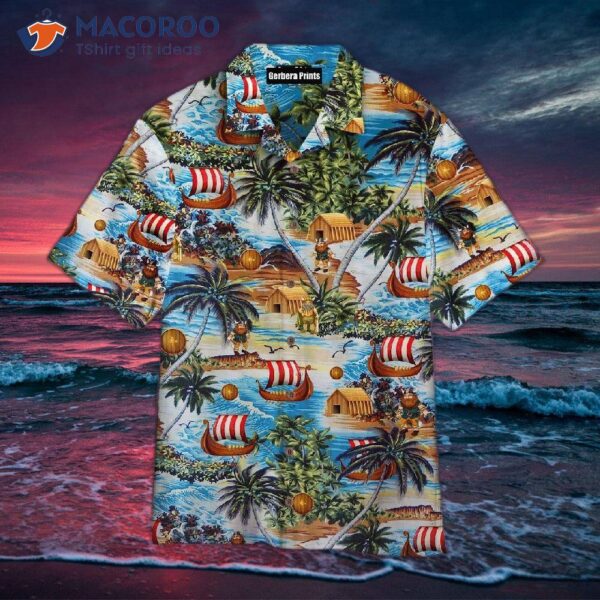 Viking-inspired Hawaiian Shirts