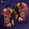 Viking Phoenix Red Hawaiian Shirts