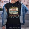 Vintage 1970 51st Birthday Cassette Tape For  Bday Shirt