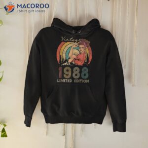 vintage 35th birthday gifts for best of 1988 shirt hoodie