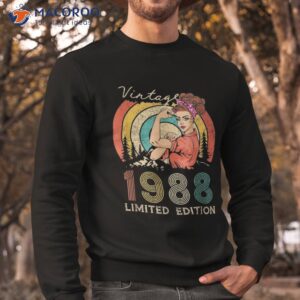 vintage 35th birthday gifts for best of 1988 shirt sweatshirt