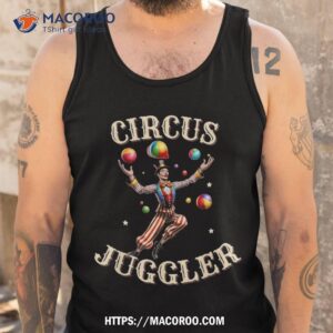 vintage circus juggler costume show shirt halloween christmas decoration tank top