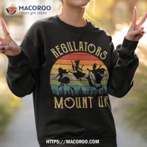 vintage halloween regulators mount up witches costume shirt halloween wedding favours sweatshirt 2