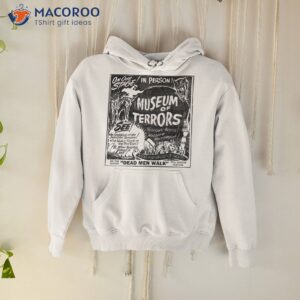 vintage halloween slasher horror movie museum of terrors shirt hoodie