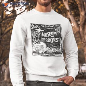 vintage halloween slasher horror movie museum of terrors shirt sweatshirt