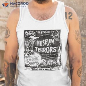 vintage halloween slasher horror movie museum of terrors shirt tank top