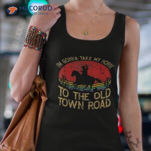 vintage horse i m gonna take my horse to the old town road shirt tank top 4