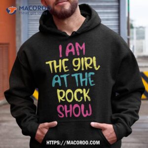 Vintage I Am The Girl At The Rock Show, Rock Music Lover Tee Shirt