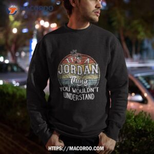 vintage jordan thing name personalized birthday gift boy shirt sweatshirt