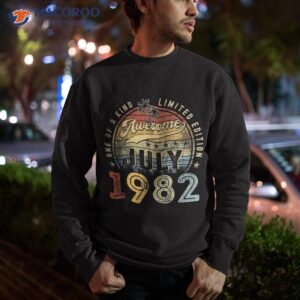 vintage july 1982 41 years old 41st birthday gift shirt sweatshirt