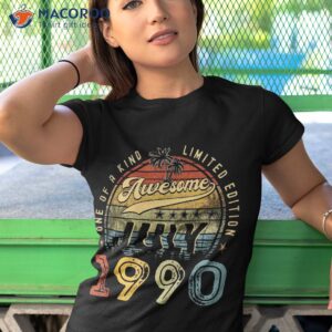 vintage july 1990 33 years old 33rd birthday gift shirt tshirt 1