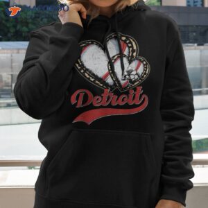 vintage leopard heart detroit rugby lover kids shirt hoodie