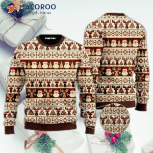 Vintage Nordic Style Christmas Ugly Sweater