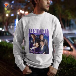 vintage pedro pascal purple design shirt sweatshirt