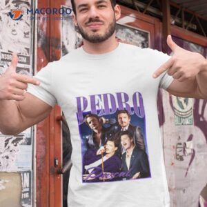 Vintage Pedro Pascal Purple Design Shirt