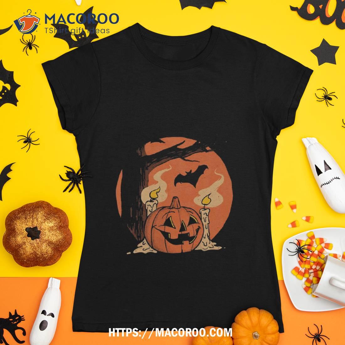 Vintage Pumpkin Scene Halloween Shirt Vintage Pumpkin Scene Halloween Shirt