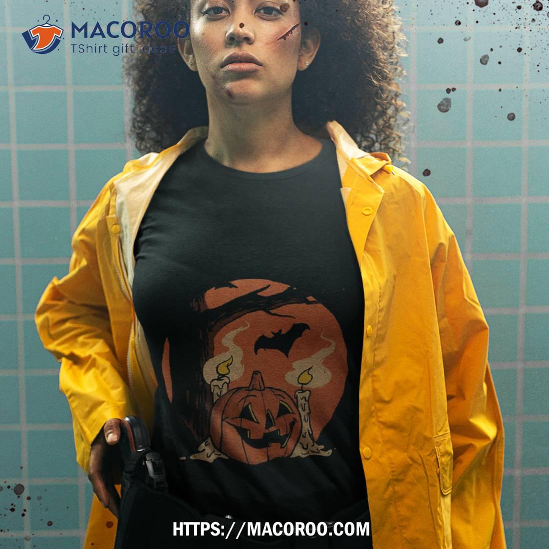 Vintage Pumpkin Scene Halloween Shirt Vintage Pumpkin Scene Halloween Shirt