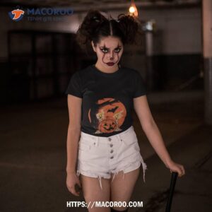 Vintage Pumpkin Scene Halloween Shirt 3 vintage pumpkin scene halloween shirt tshirt 3