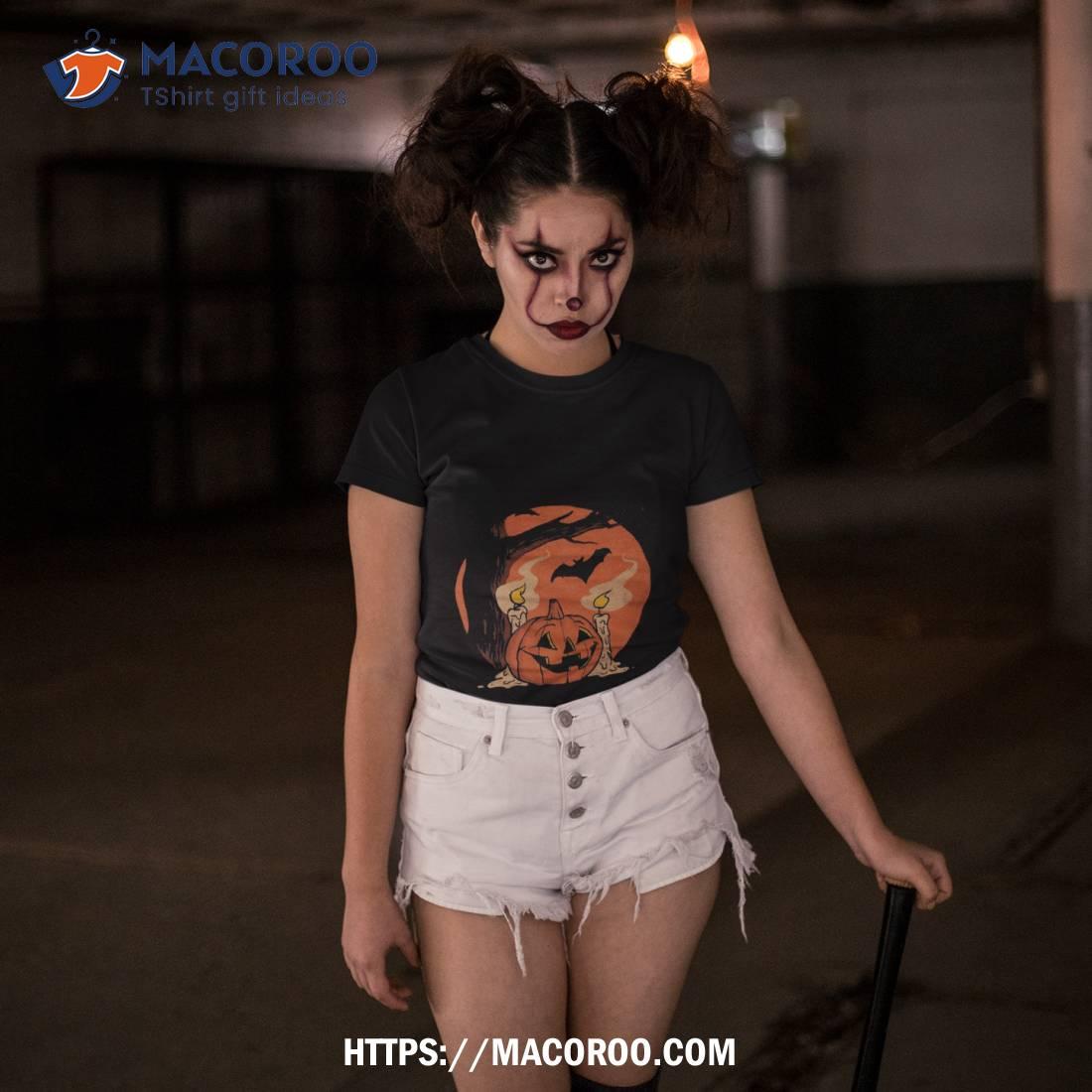 Vintage Pumpkin Scene Halloween Shirt Vintage Pumpkin Scene Halloween Shirt