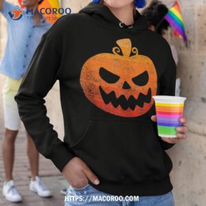 vintage retro halloween pumpkin face scary creepy costume shirt hoodie