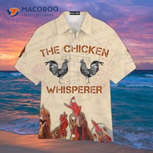 Vintage Rooster And Hen Chicken Whisperer Hawaiian Shirts
