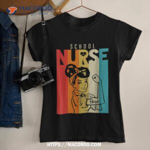 Vintage Rosie The Riveter School Nurse Shirt
