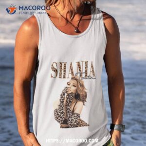 vintage shania twain raised on contry music tee shirt tank top