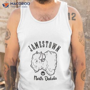 vintage style jamestown north dakota buffalo bison black shirt tank top