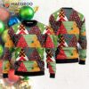 Vintage Triangular Colorful Ugly Christmas Sweater