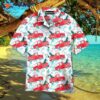 Vintage Truck Winter Christmas Snow Hawaiian Shirts