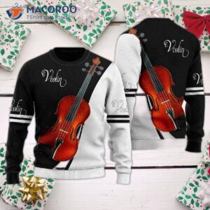 Violin Music Ugly Christmas Sweater