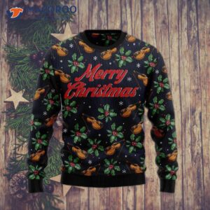 Violin Ugly Christmas Sweater