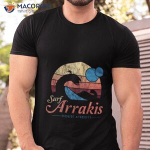 Visit Arrakis Vintage Distressed Surf Dune Sci Fi Shirt