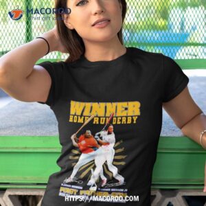 vladimir guerrero and guerrero jr first father son 2023 winner home run derby signatures shirt tshirt 1