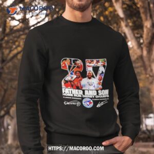 vladimir guerrero father and son 2023 home run derby champions signature shirt sweatshirt