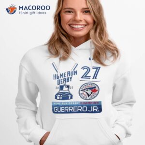 vladimir guerrero jr toronto blue jays nike 2023 home run derby champion shirt hoodie 1