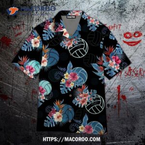 Volleyball Tropical Hawaiian Shirt