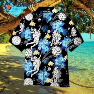 Volleyball Tropical Hawaiian Shirts