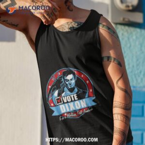 vote dixon the walking dead shirt tank top 1
