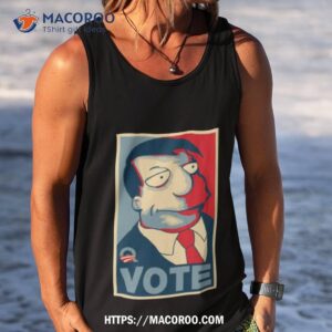 vote quimby the simpsons shirt tank top