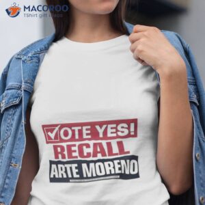 Vote Yes Recall Arte Moreno Shirt