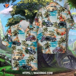 Vw Beetle Cabrio Hawaiian Shirt