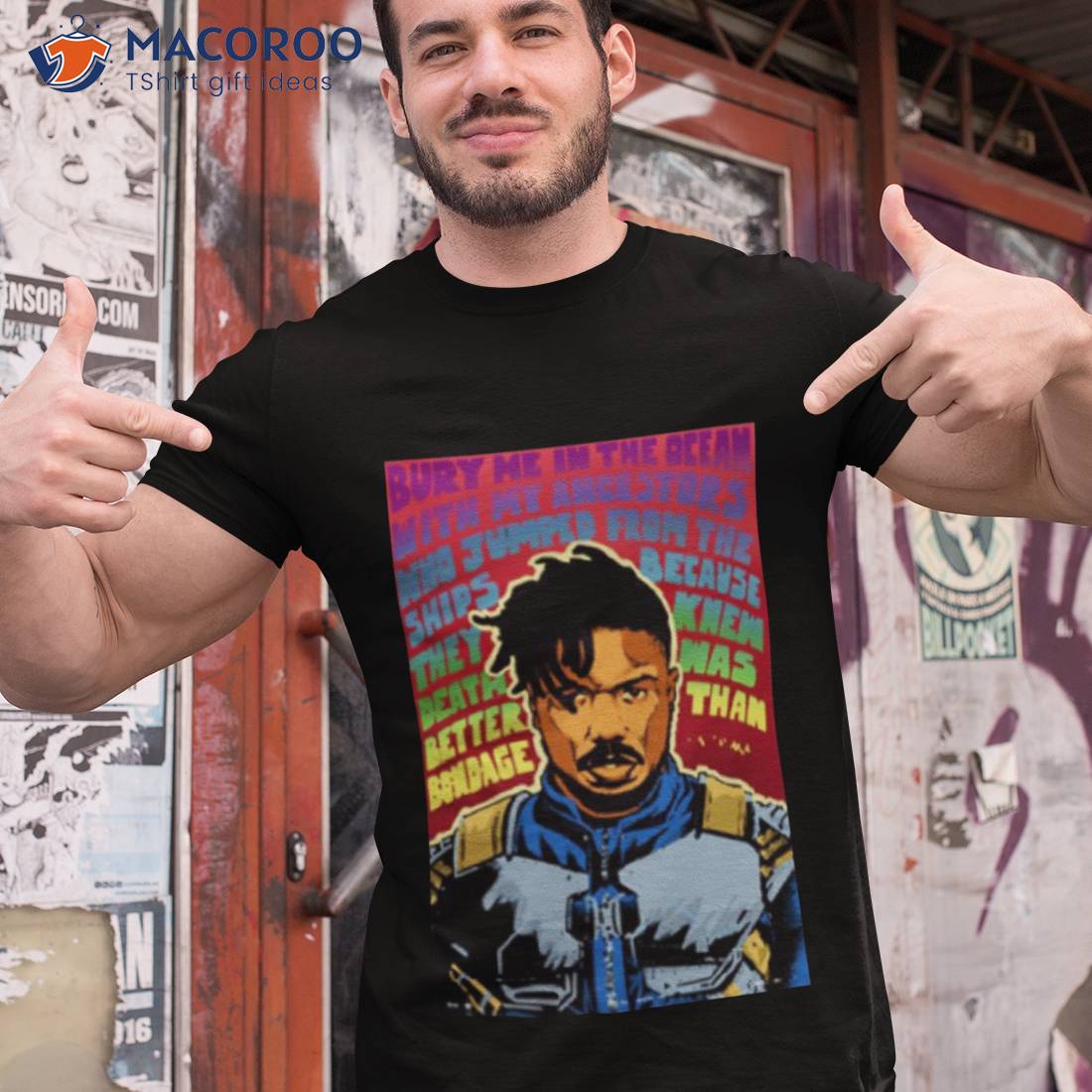 Wakanda Movies Religious Killmonger Shirt Wakanda Movies Religious Killmonger Shirt
